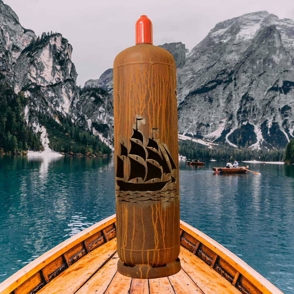 Feuertonne Segelschiff