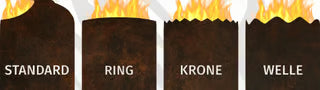 Feuertonne Berge