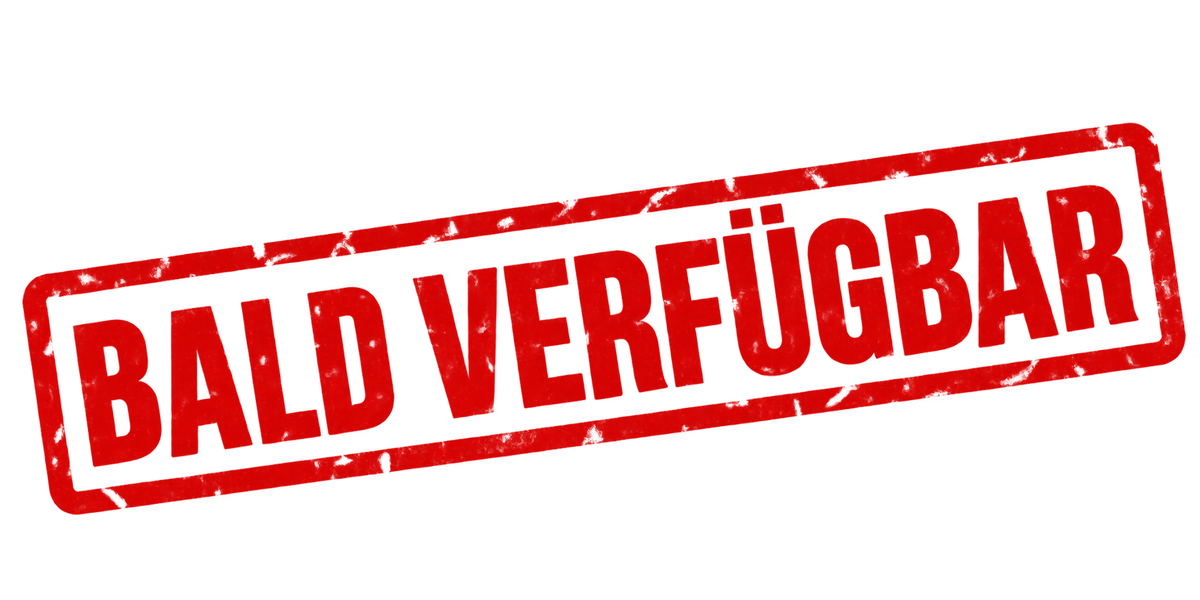 BALD VERFÜGBAR Stempel