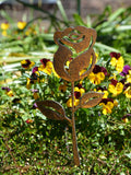 Gartenstecker Rose 1