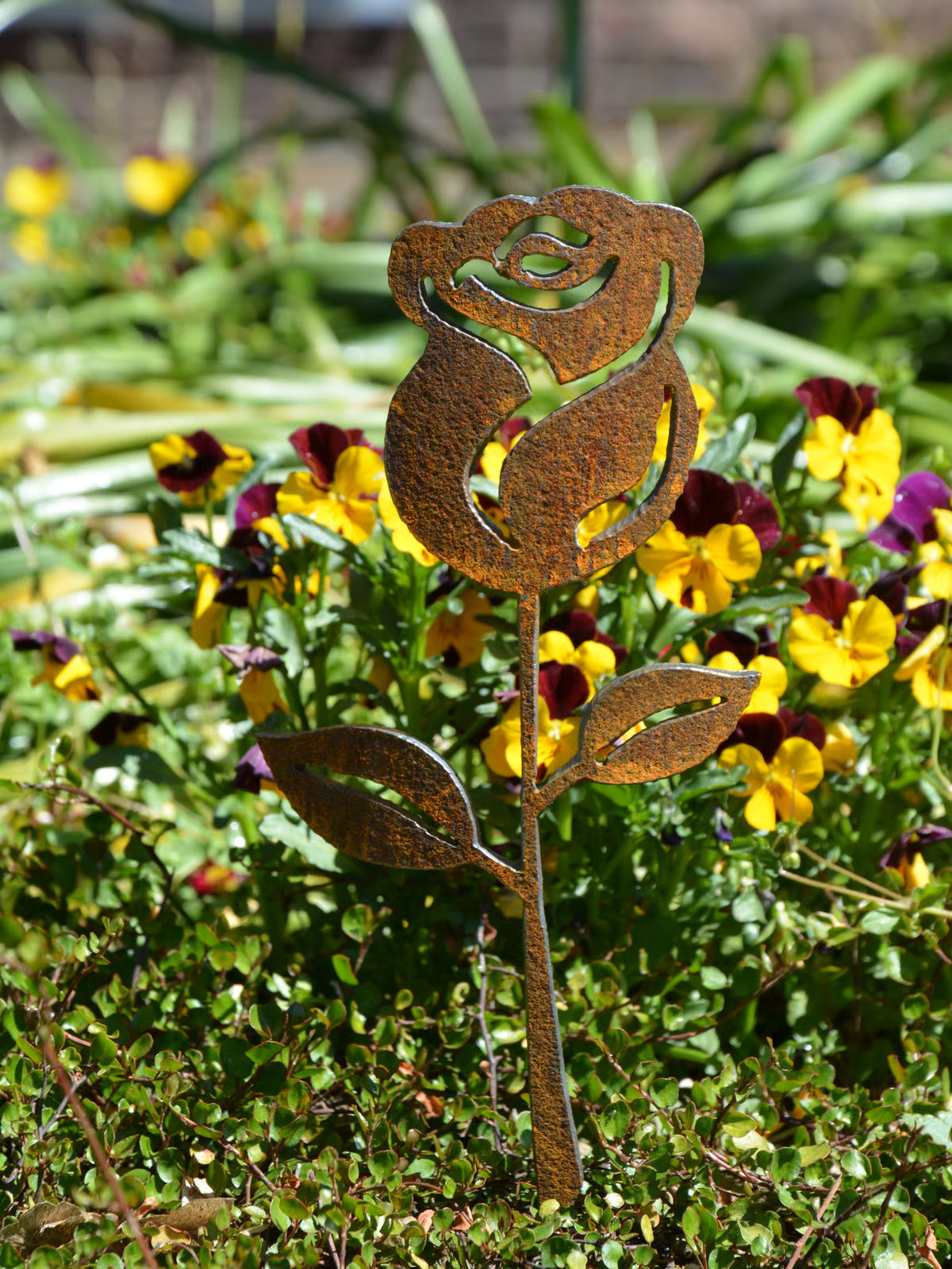 Gartenstecker Rose 1