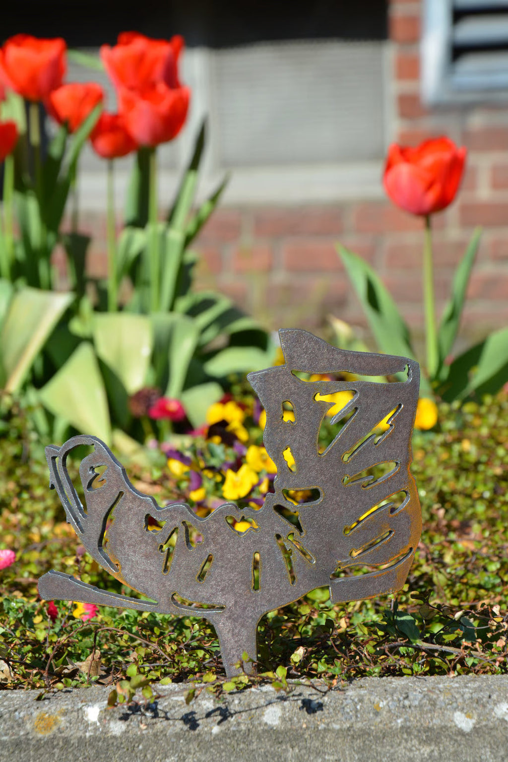 Gartenstecker Schuh