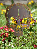 Gartenstecker Skull 1