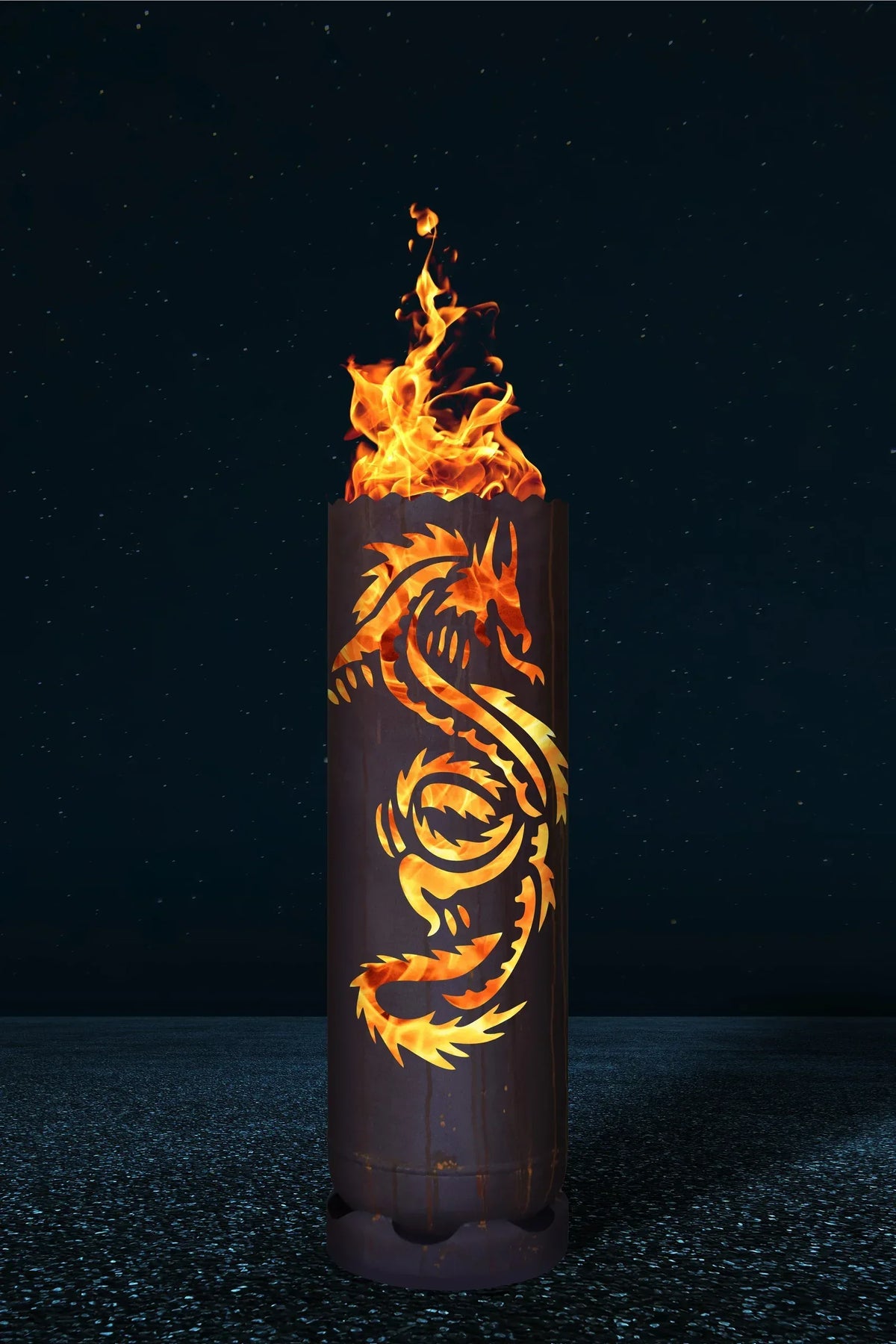 Feuertonne Drache 1