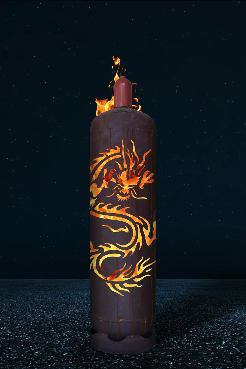 Feuertonne Drache 2