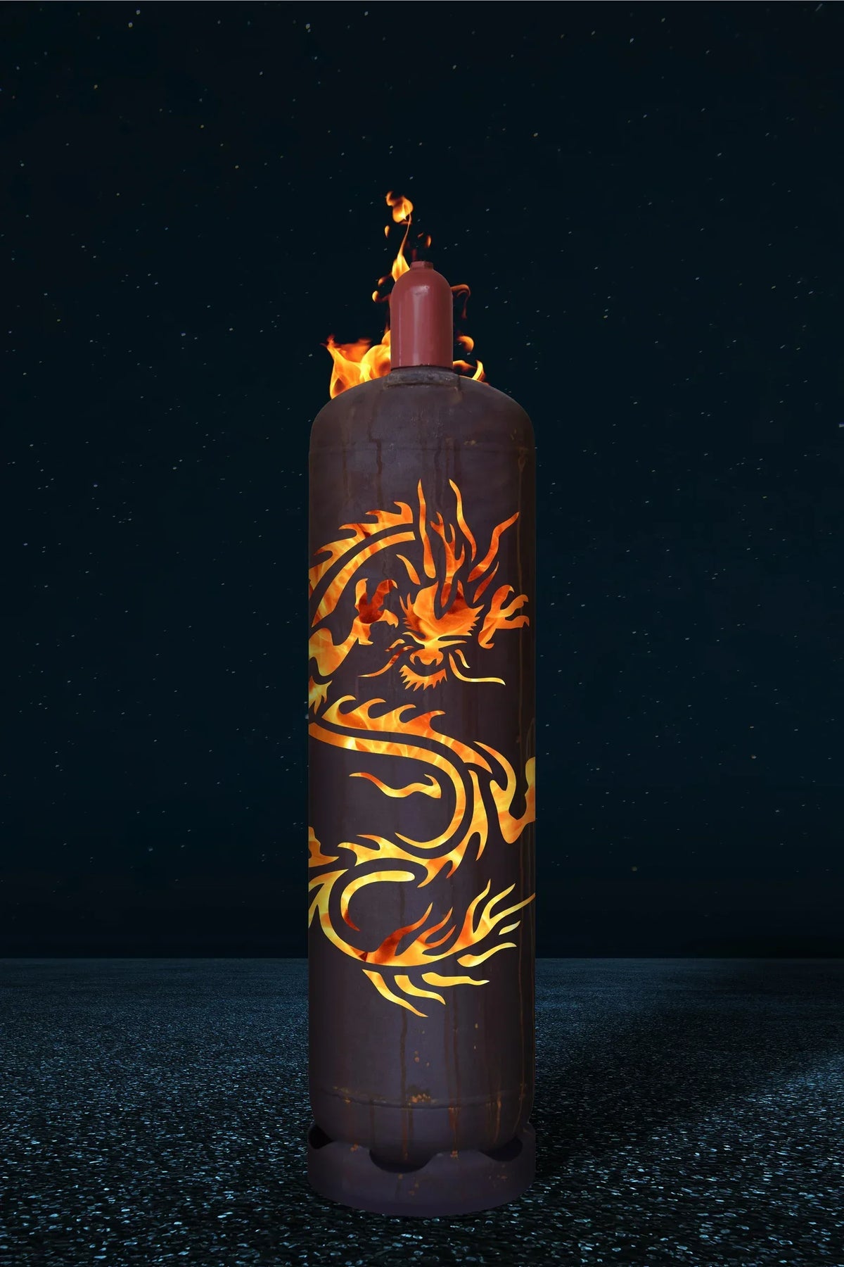 Feuertonne Drache 2