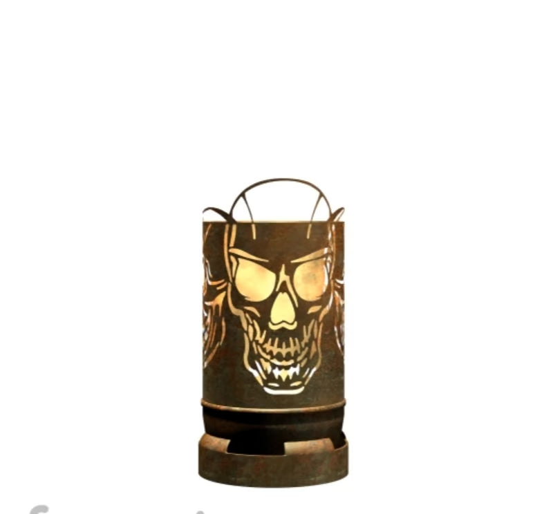 Dropslik Feuertonne Skull