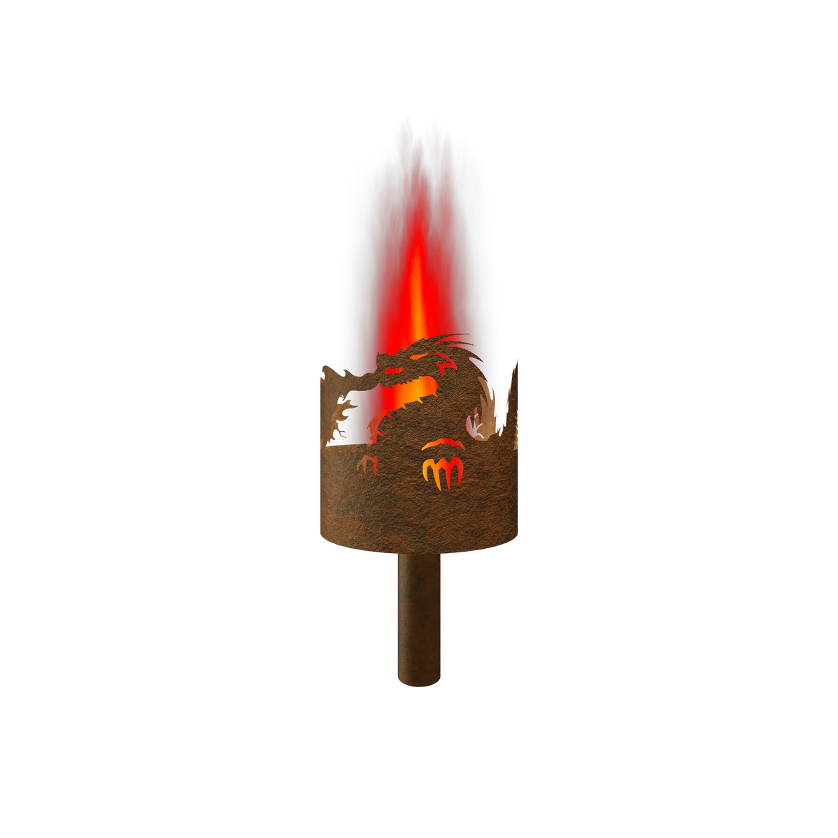 Gartenfackel Feuerdrache