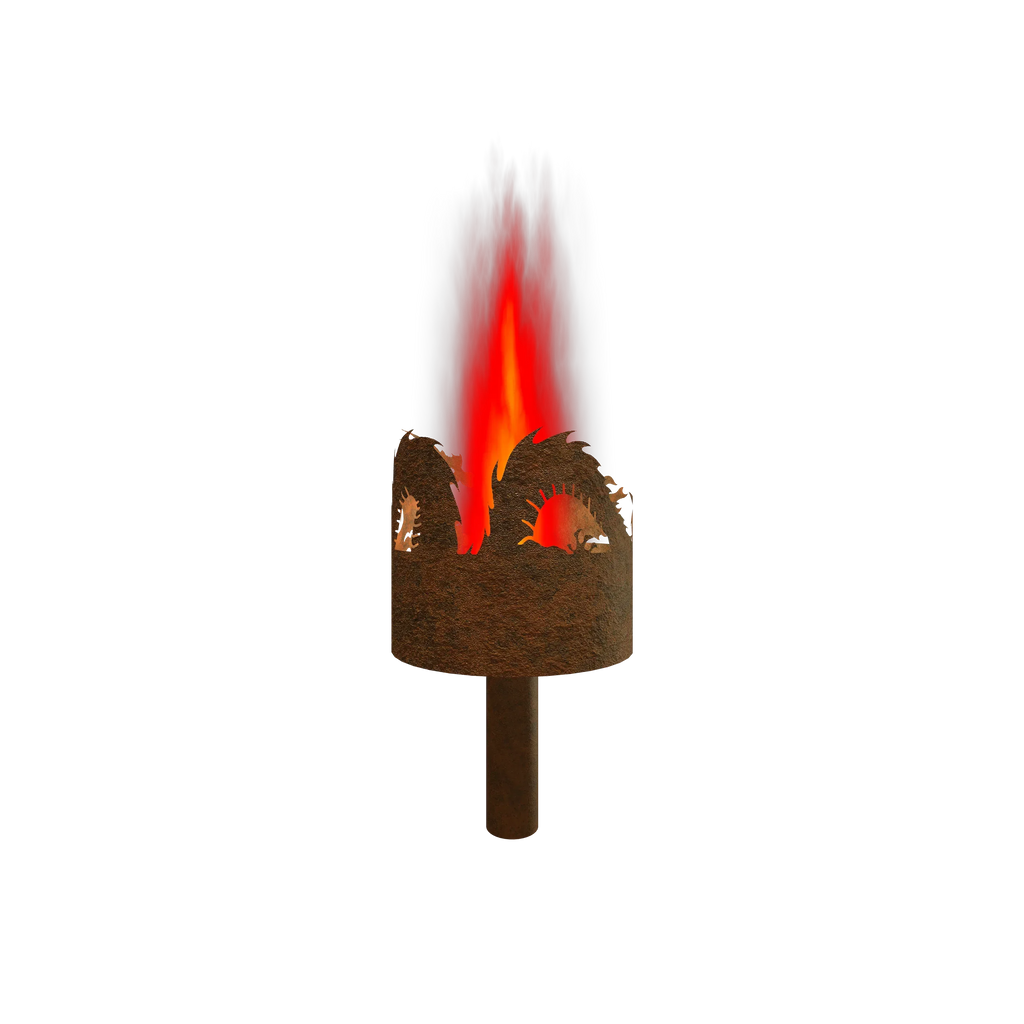 Gartenfackel Feuerdrache