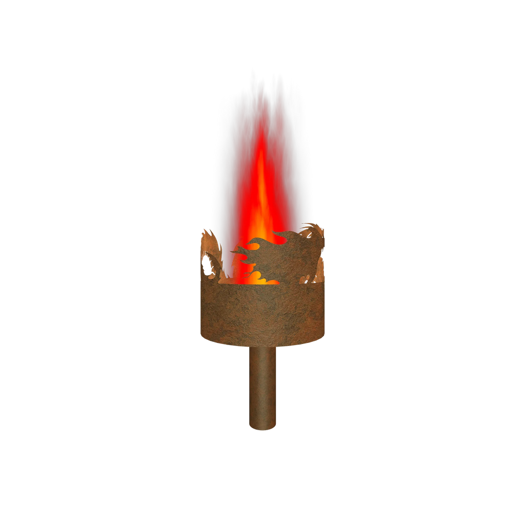 Gartenfackel Feuerdrache