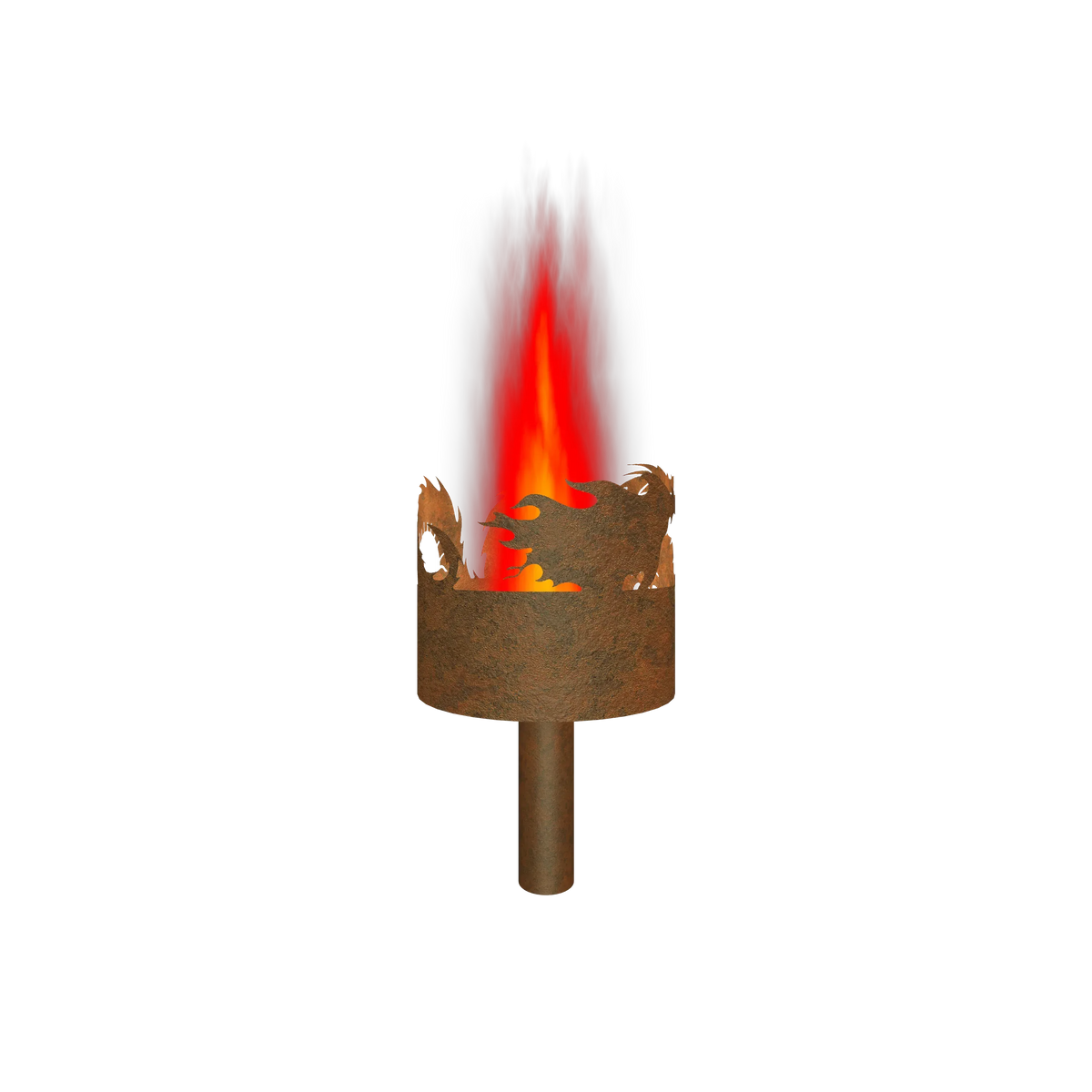 Gartenfackel Feuerdrache