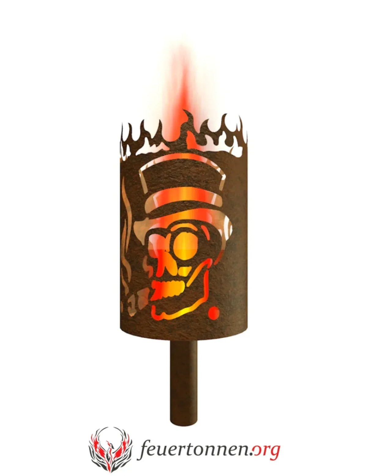Gartenfackel Gentleman Totenkopf