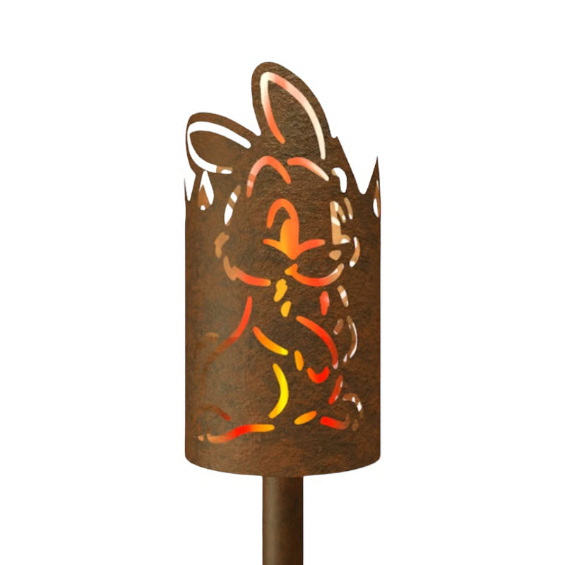 Gartenfackel Hase