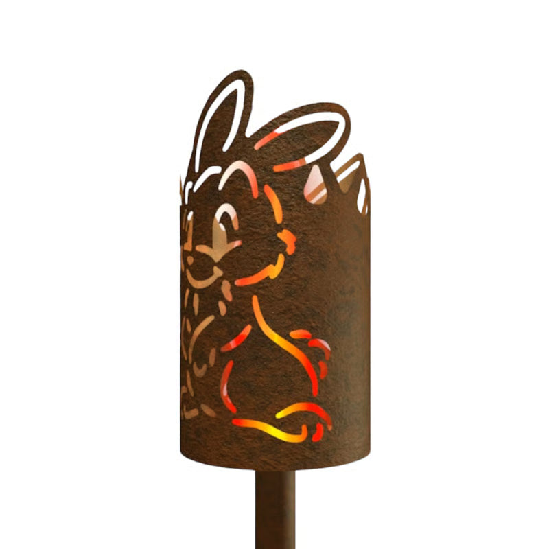 Gartenfackel Hase
