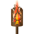 Gartenfackel Lagerfeuer beidseitig