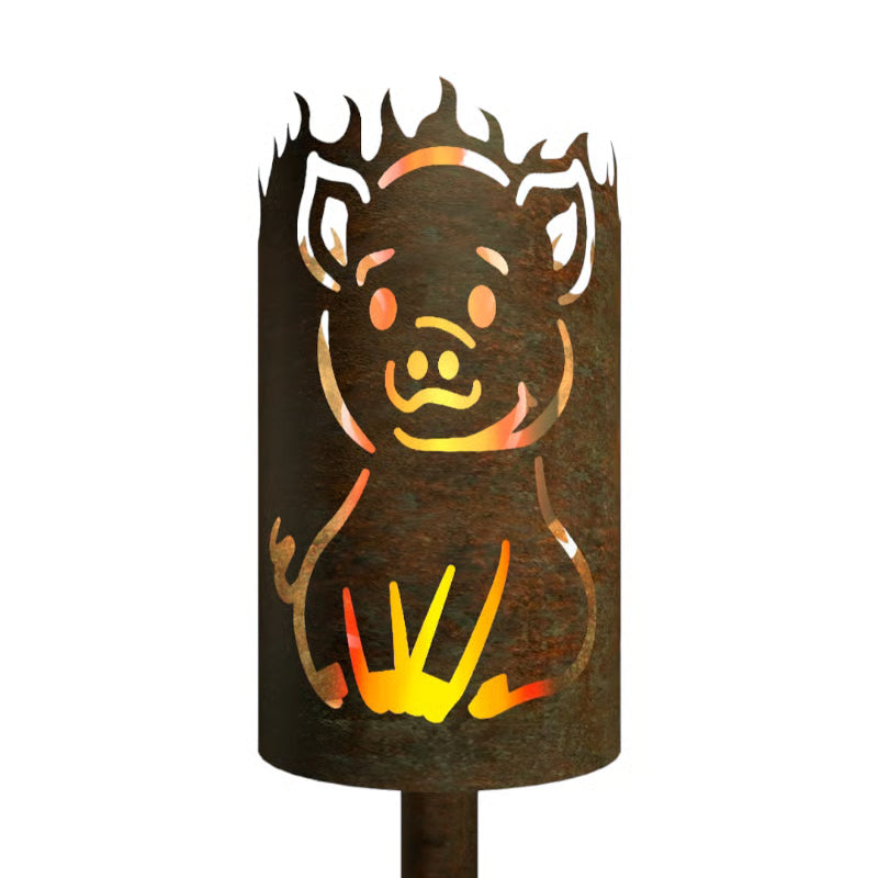 Gartenfackel Piggy