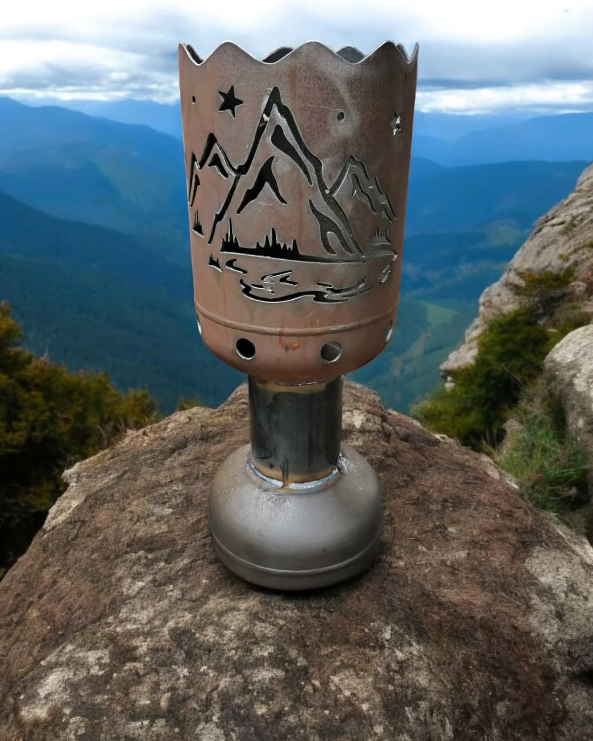 Feuerkorb Berge