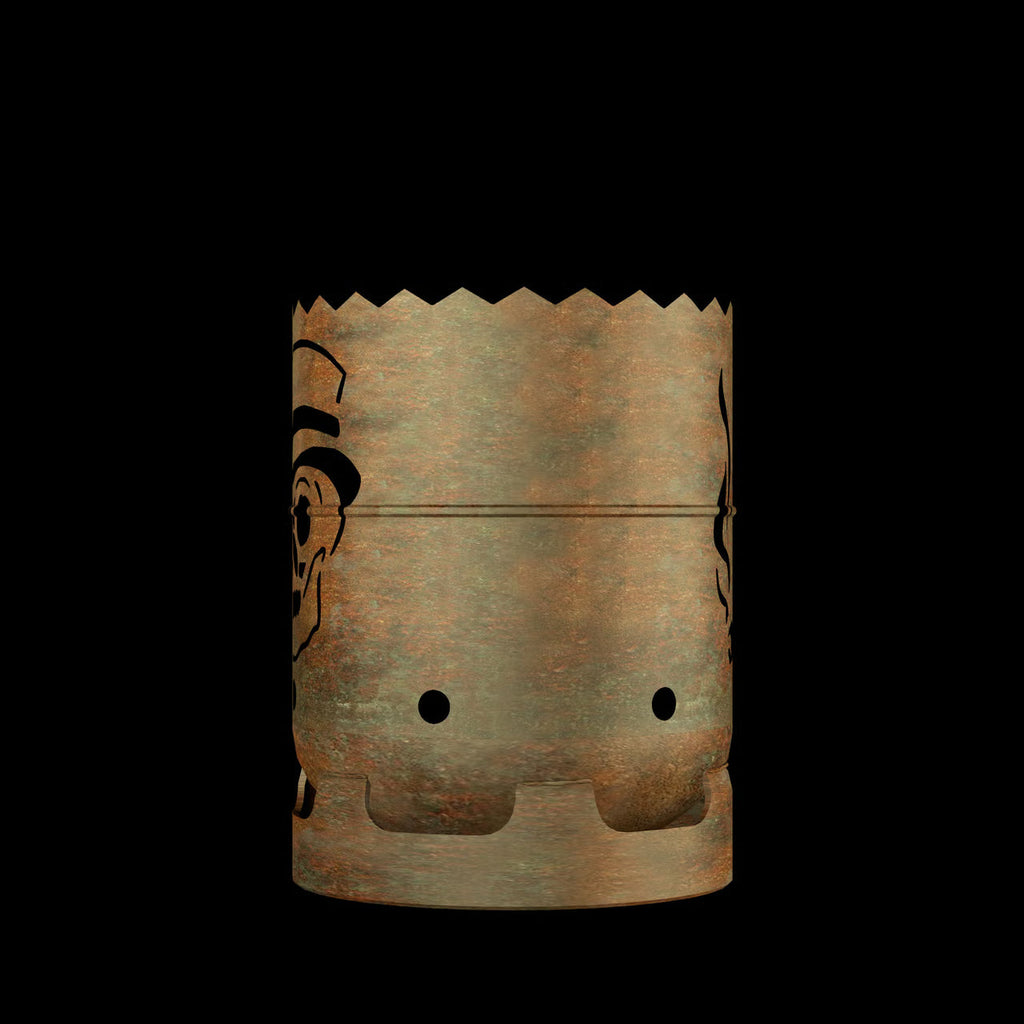 Feuertonne Gentleman Totenkopf