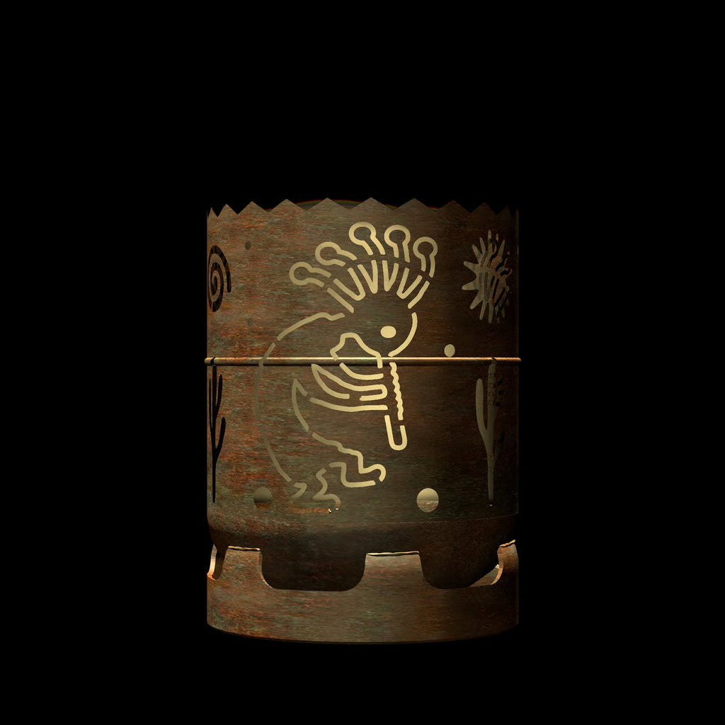 Feuertonne Kokopelli