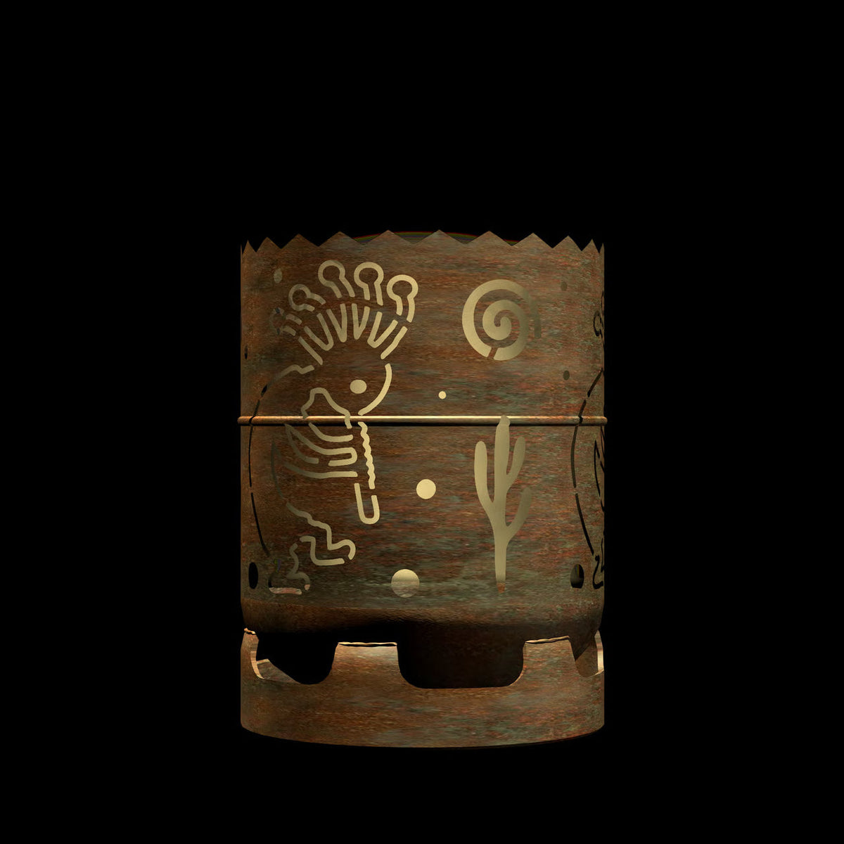 Feuertonne Kokopelli