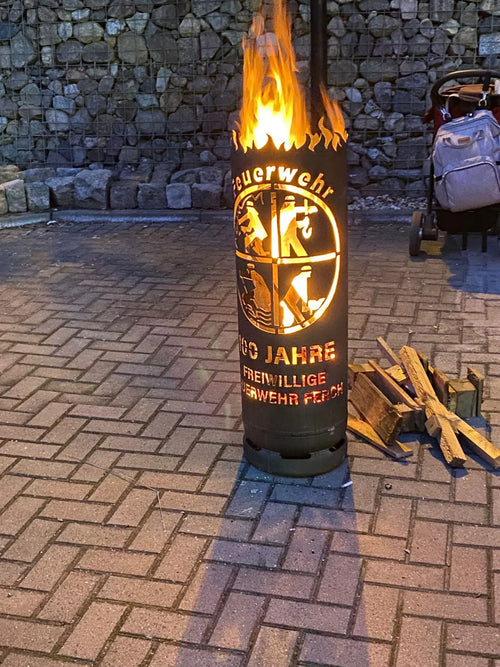 Feuertonne "Feuerwehr" inkl. Personalisierung