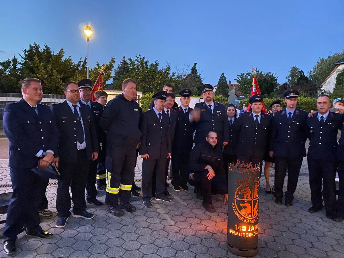 Feuertonne "Feuerwehr" inkl. Personalisierung
