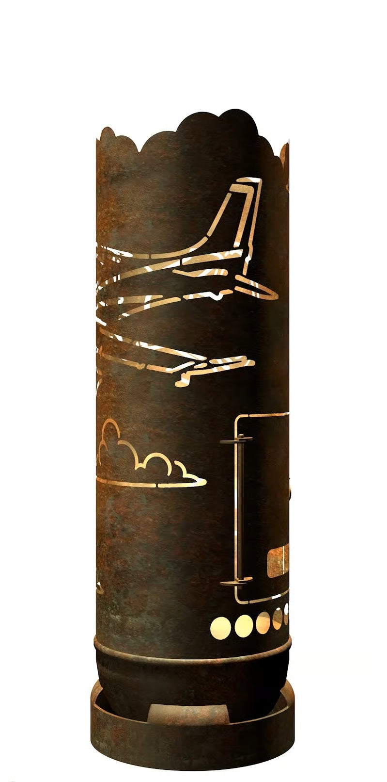 Feuertonne Flugzeug exklusiv Design