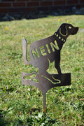 Gartenstecker Hund