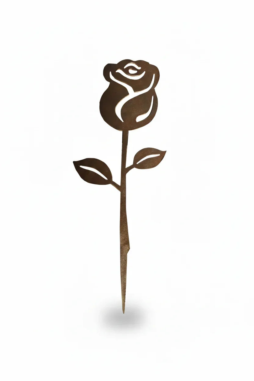 Gartenstecker Rose groß 50 cm