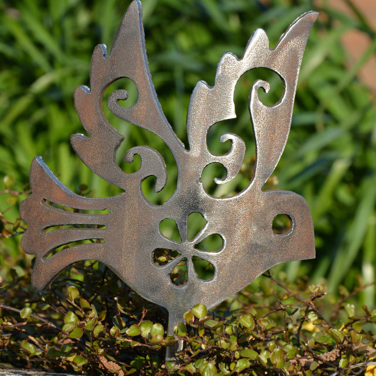 Gartenstecker großer Vogel
