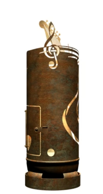 Feuertonne Gitarre exklusiv Design