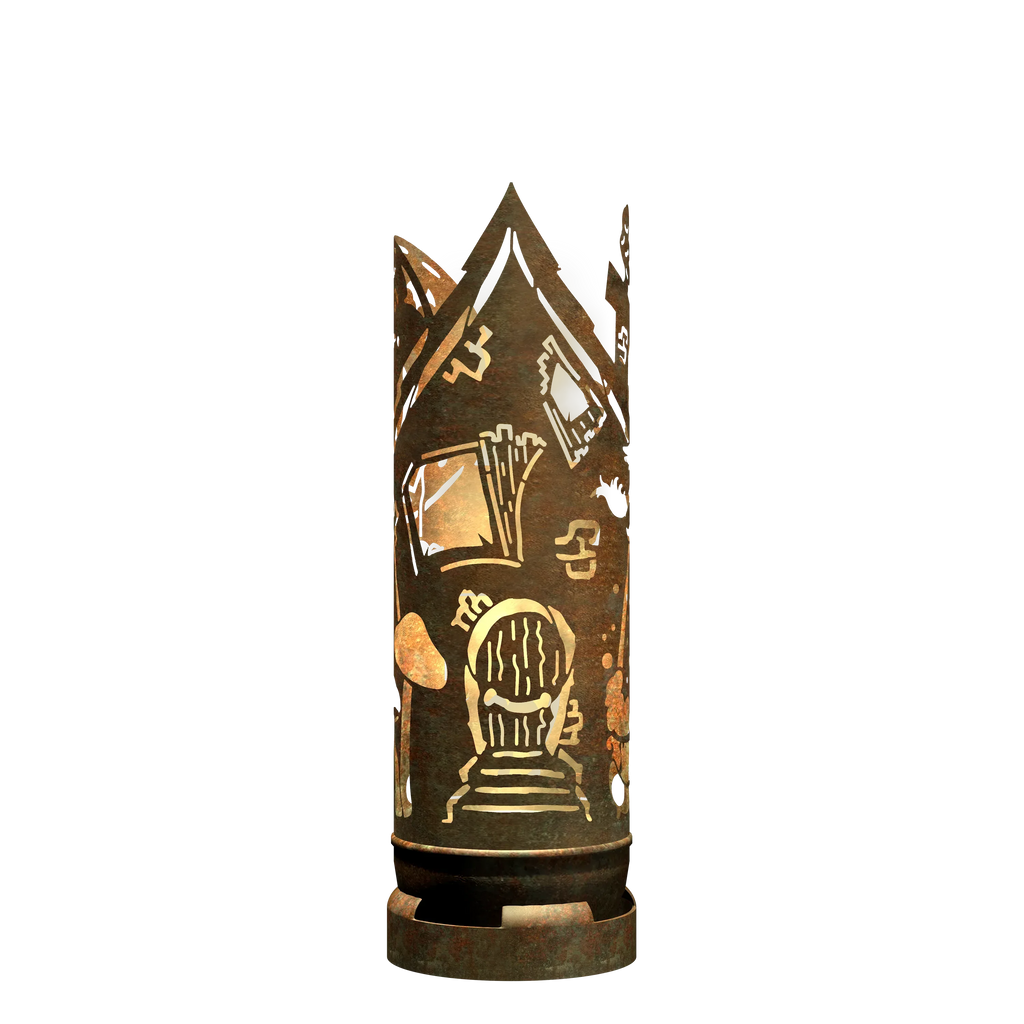 Feuertonne Hexenhaus exklusiv Design
