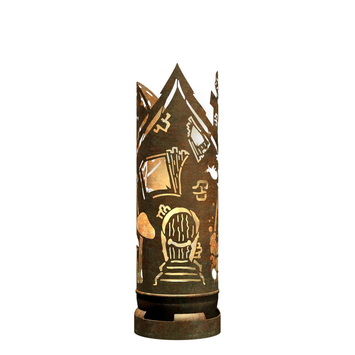 Feuertonne Hexenhaus exklusiv Design