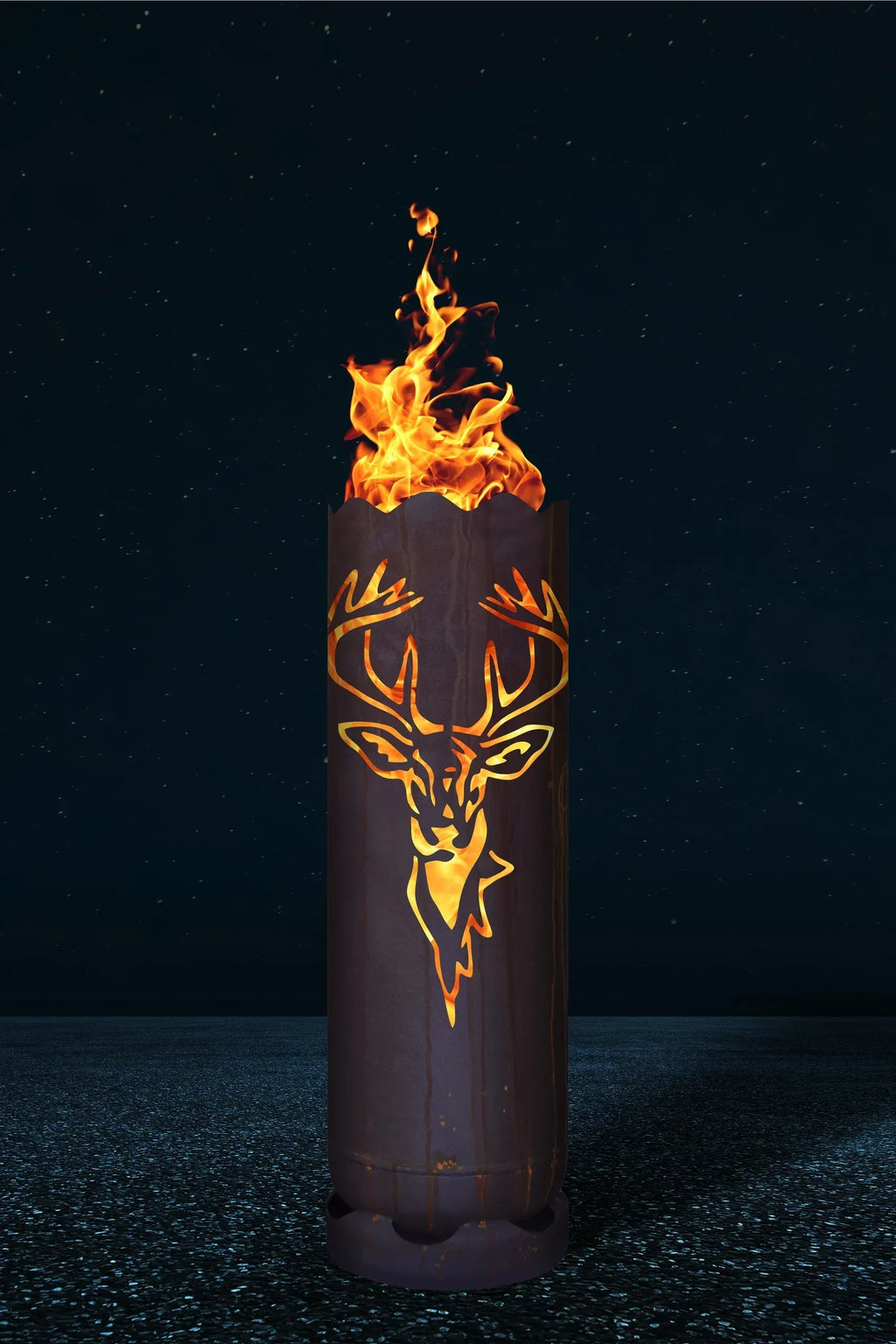 Feuertonne Hirsch