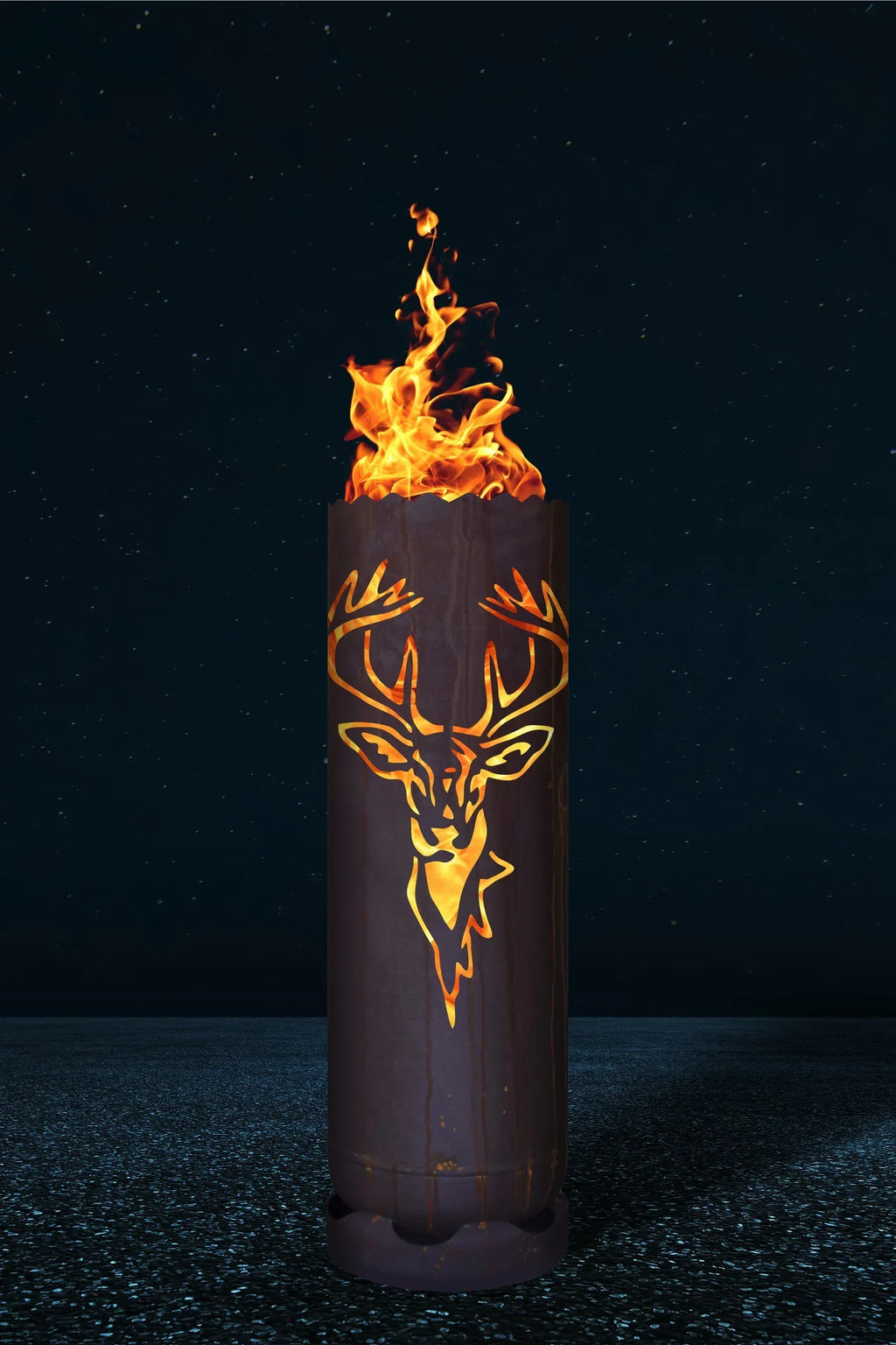 Feuertonne Hirsch