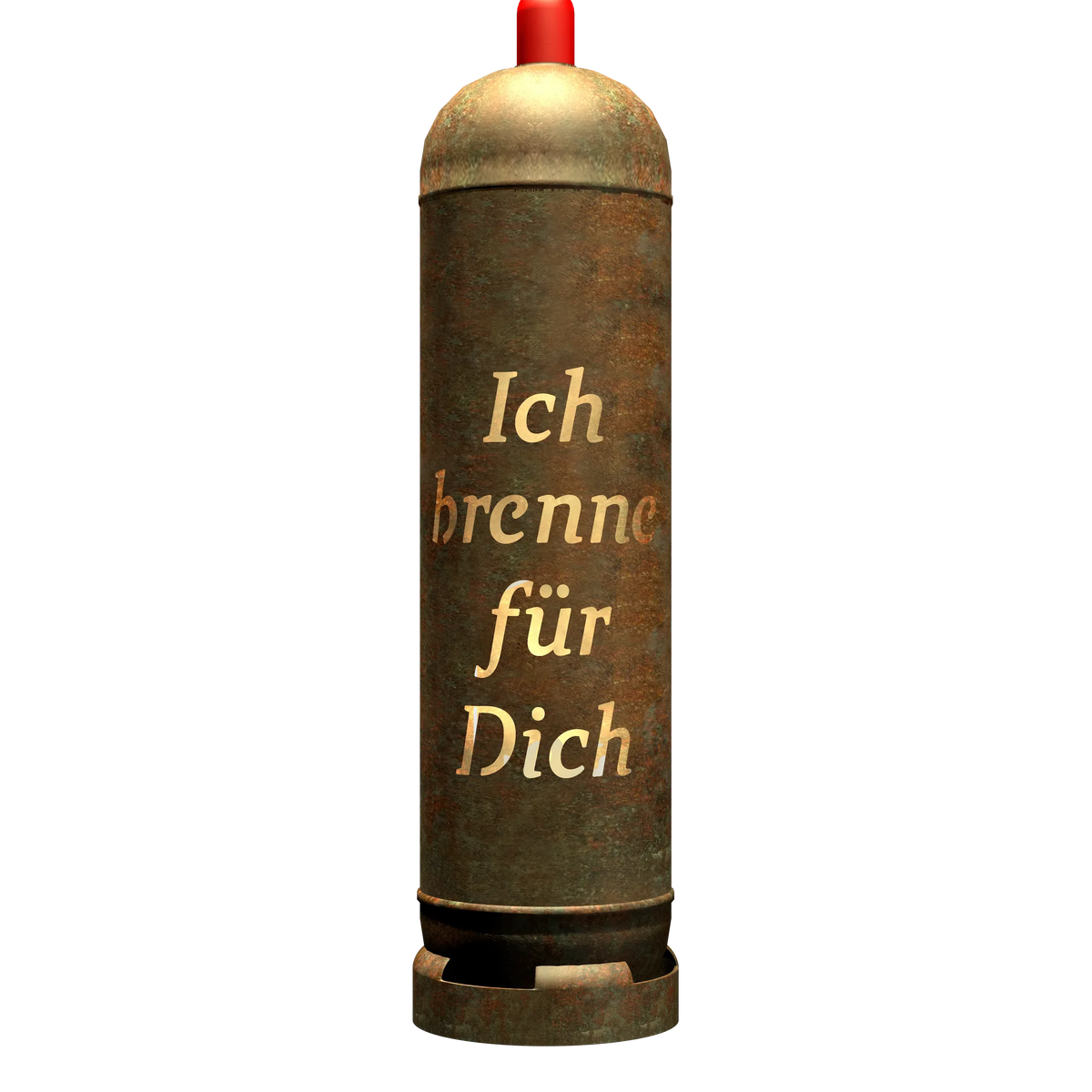 Feuertonne "Ich brenne für Dich"