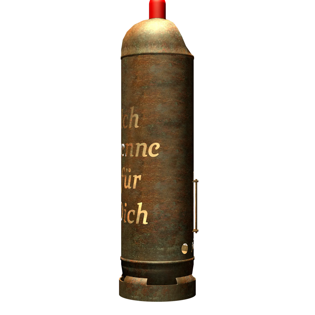 Feuertonne "Ich brenne für Dich"