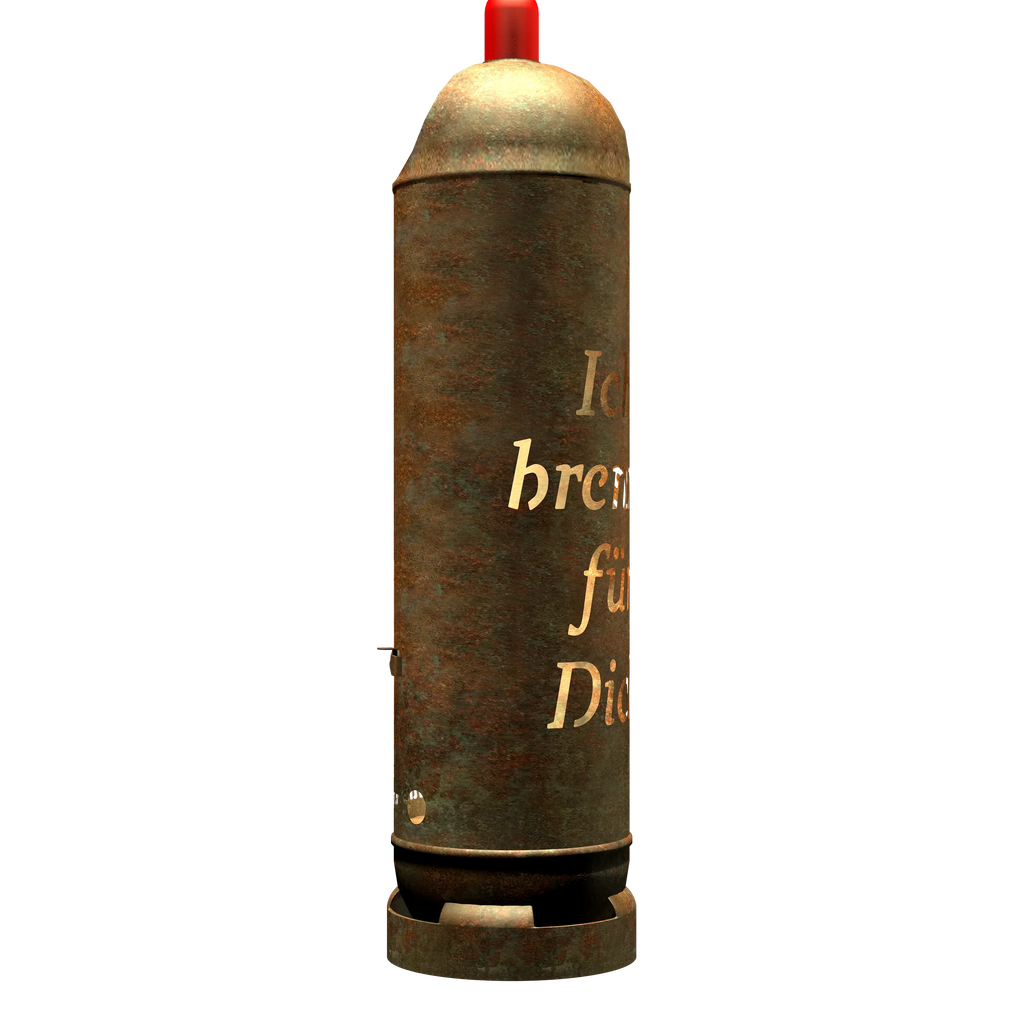 Feuertonne "Ich brenne für Dich"