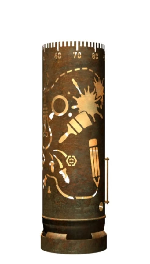 Feuertonne mit Kreativdesign