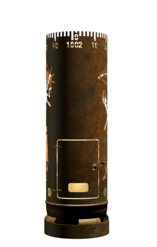 Feuertonne mit Kreativdesign