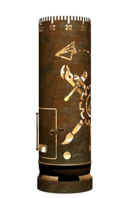 Feuertonne mit Kreativdesign