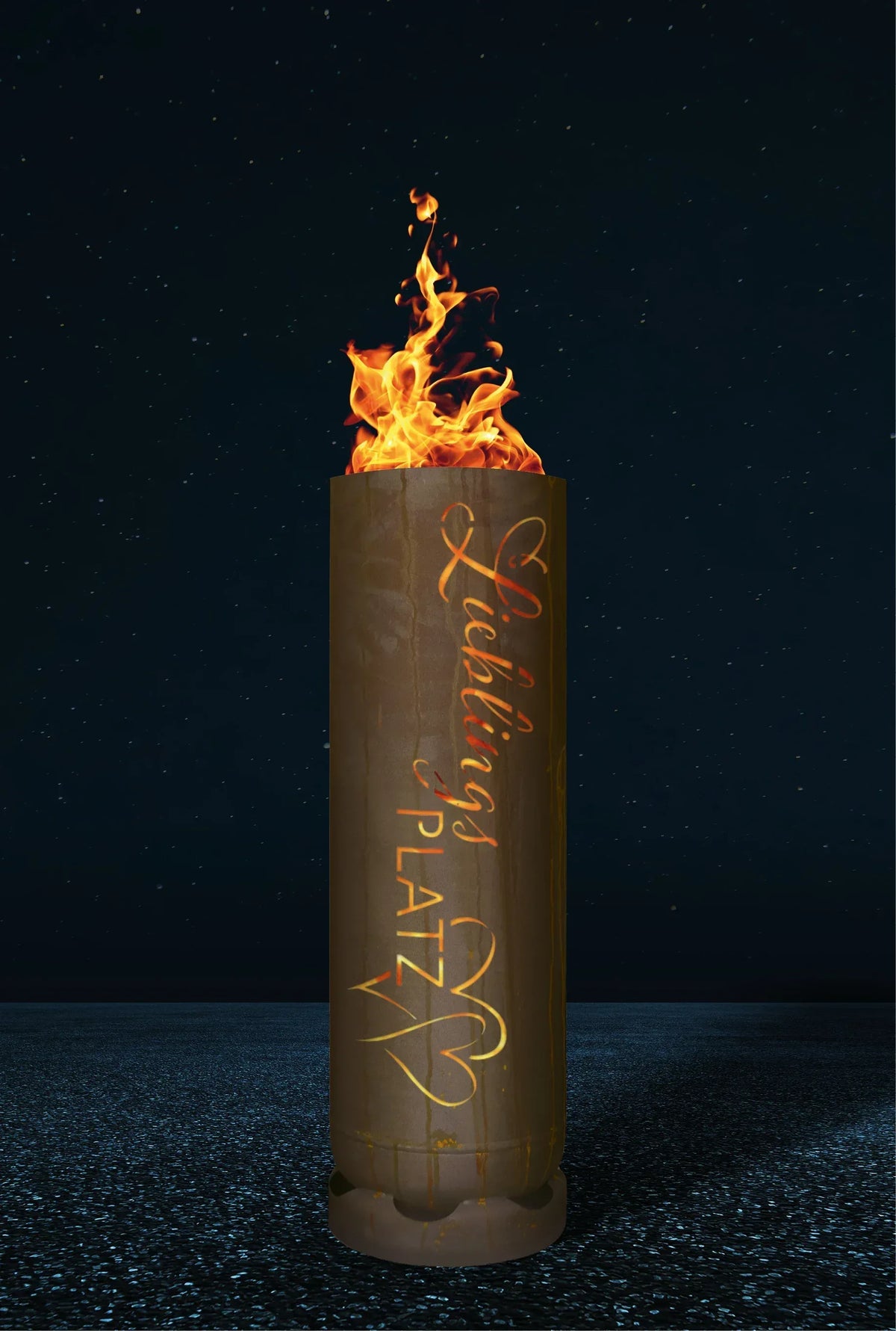 Feuertonne Lieblingsplatz