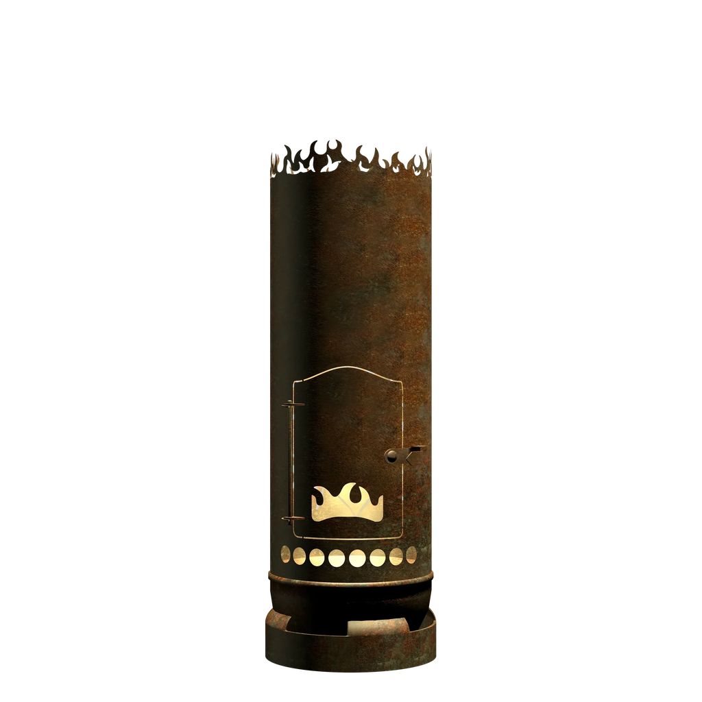 Feuertonne Löwe