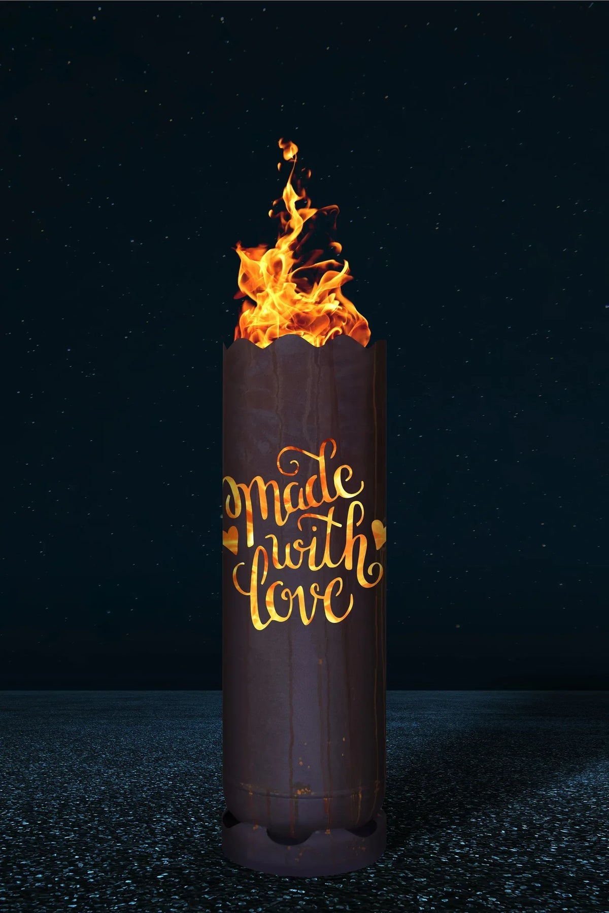 Feuertonne "made with love"