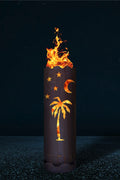 Feuertonne "Palme mit Sternen"
