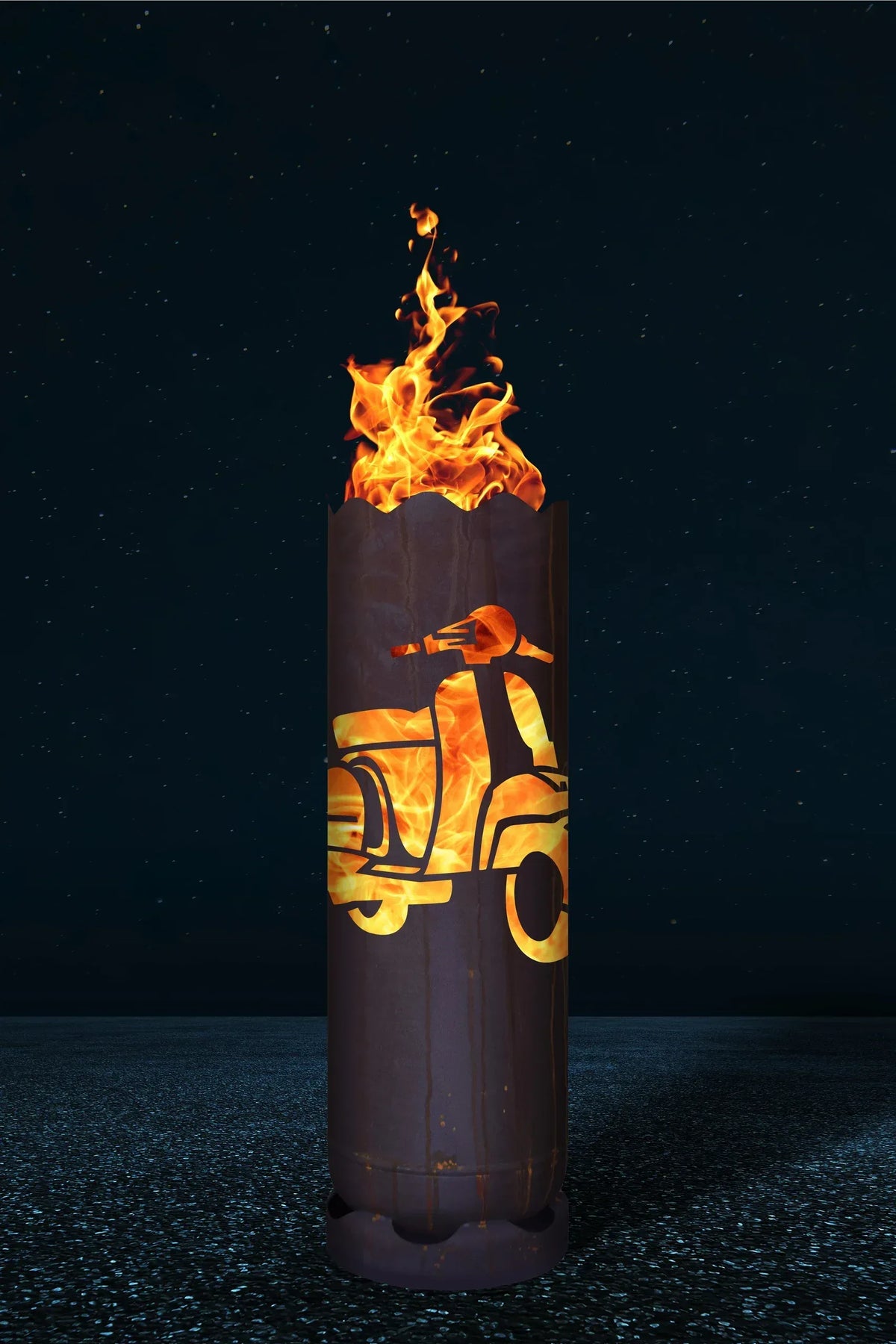 Feuertonne Roller