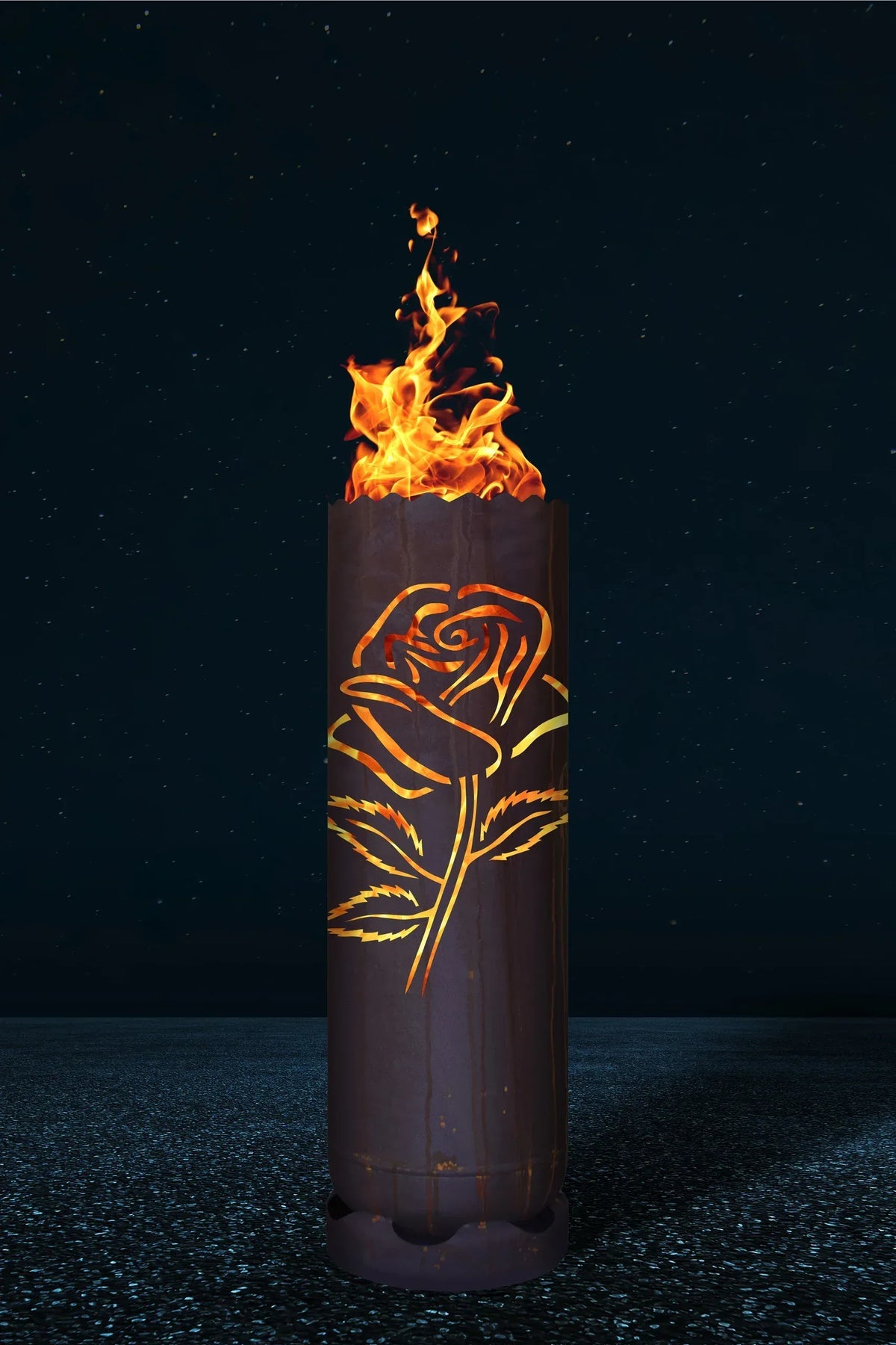 Feuertonne "Rose 2"