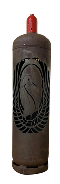 Feuertonne Schwan
