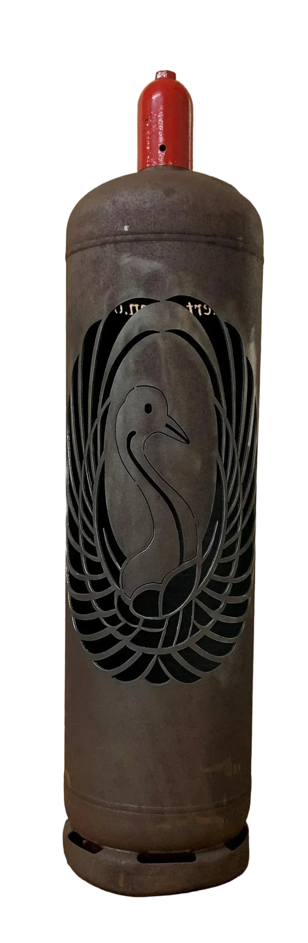 Feuertonne Schwan