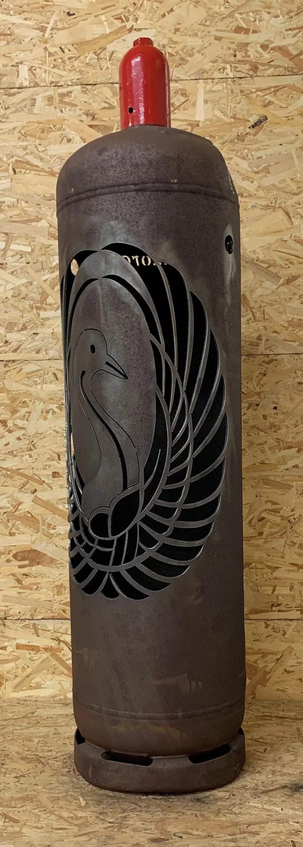Feuertonne Schwan